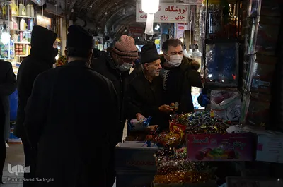 حال و هوای بازار تبریز در آخرین ساعات شروع شب یلدا