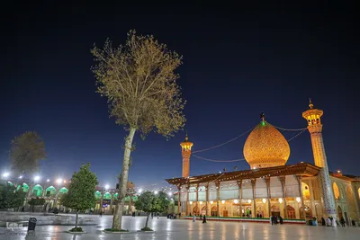 سوگواری شب شهادت امام موسی کاظم (ع) در حرم مطهر‎ شاهچراغ