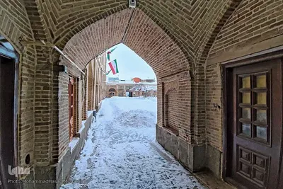 بارش سنگین برف در همدان‎‎