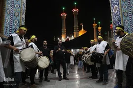 عزاداری شب شهادت امام جواد(ع) در حرم حضرت معصومه(س)