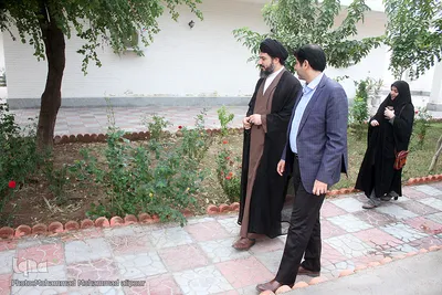 حضور حجت‌الاسلام طباطبایی،‌رئیس حوزه هنری خوزستان در تحریریه ایکنا خوزستان 
