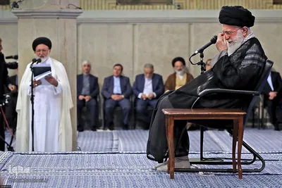 دیدار خانواده‌های شهدای منا با رهبر معظم انقلاب