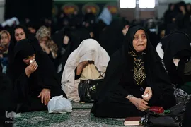 مراسم عزاداری شهادت حضرت زهرا(س) در حرم عبدالعظیم حسنی(ع)