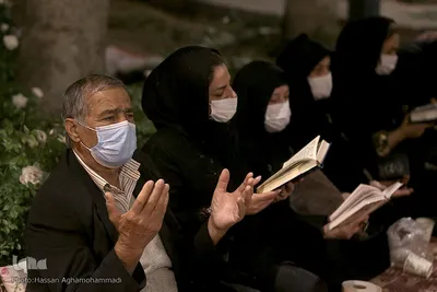 مراسم پرفیض احیای شب بیست و یکم ماه مبارک رمضان در مسجد دانشگاه تهران