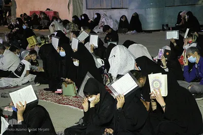 مراسم احیاء شب نوزدهم ماه مبارک رمضان در یزد