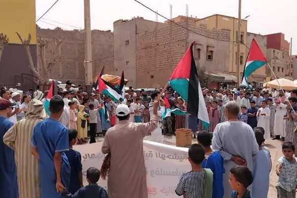 Manifestations à travers le Maroc en soutien à la Palestine