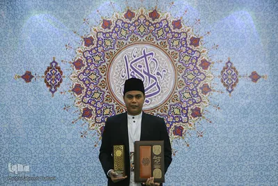 سلمان أمرالله، نماینده کشور اندونزی، نفر اول رشته قرائت در بخش بزرگسالان