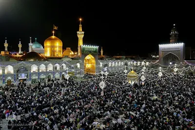 مراسم تحویل سال ۱۴۰۲ در حرم مطهر رضوی