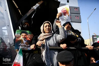 تشییع پیکر فرماندهان شهید