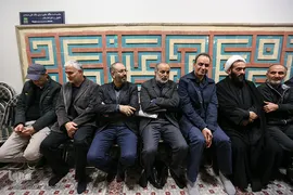 مراسم تجدید عهد هنرمندان با سردار آسمانی
