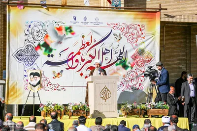 نماز عید فطر در حرم شاهچراغ (ع)
