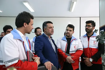 بازدید جوانان هلال احمر از ایکنا
