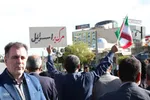 حضور اراکی‌ها در راهپیمایی 13 آبان