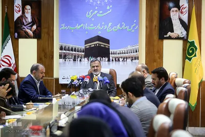 نشست خبری علی‌رضا رشیدیان، رییس جدید سازمان حج و زیارت با اصحاب رسانه
