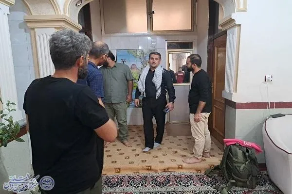 بازید مدیرکل دفتر امور شهری و شوراهای استانداری مازندران از موکب های مرز مهران
