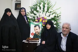 دیدار با خانواده شهید مدافع حرم محرم ترک