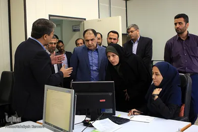 بازدید محمدخدادی مدیر عامل خبرگزاری ایرنا از تحریریه خبرگزاری بین المللی ایکنا