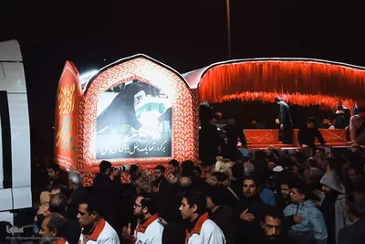 استقبال از کاروان اهالی بهشت در کاشان