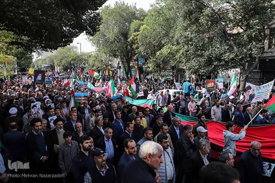 راهپیمایی مردم تبریز در حمایت از مردم فلسطین و حماسه طوفان الاقصی‎