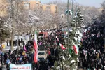 حضور باشکوه مردم همدان در راهپیمایی یوم الله ۲۲ بهمن‎