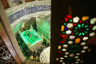 تحویل سال نو در حرم شاهچراغ(ع)