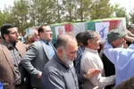 تشییع پیکر شهید هسته‌ای در یزد