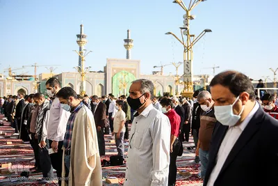 نماز عید فطر در حرم مطهر رضوی
