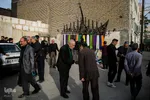 مراسم سنتی شال و پر کردن علم تاریخی طیب
