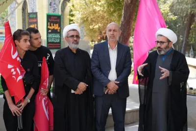 اعزام دانشجو معلمان دانشگاه فرهنگیان لرستان به پیاده‌روی اربعین حسینی