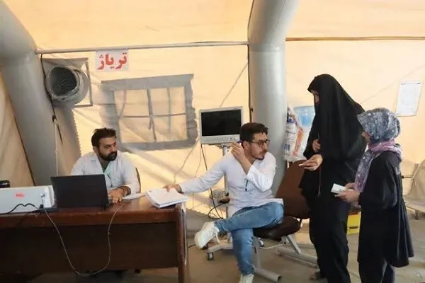 بیش از هزار زائر اربعین از خدمات بیمارستان سیار مرز باشماق بهره‌مند شدند