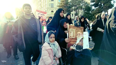 راهپیمایی همبستگی ملی در کاشان