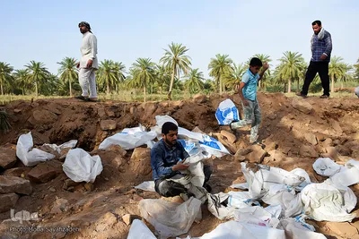 سیلاب در روستاهای غزاویه