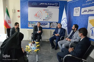 بازدید معاون وزیر تعاون، کار و رفاه اجتماعی از نمایشگاه طرح ملی توسعه مشاغل خانگی‎‎‎‎