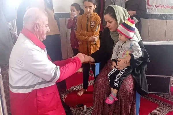 ویزیت رایگان بیش از ۱۵۰ نفر در روستاهای کم برخوردار شهرستان دیواندره