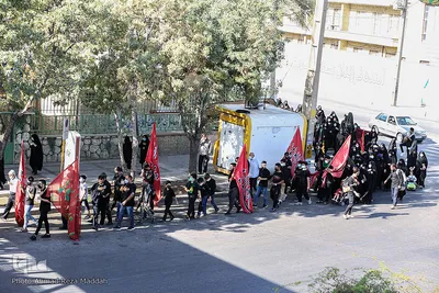 پیاده روی و عزاداری جاماندگان اربعین حسینی - شیراز
