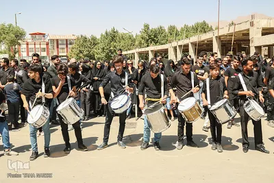 عزاداری عاشواری حسینی(ع) در آستانه علوی(ع)
