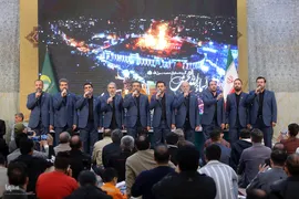 محفل انس با قرآن کریم با حضور قاری مصری احمد شحات