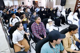 دیدار صمیمی با نوجوانان و جوانان حج گزار