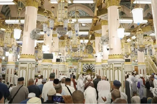 تقدیم خدمات لأكثر من مليون حاج في المسجد النبوي منذ بدء موسم الحج
