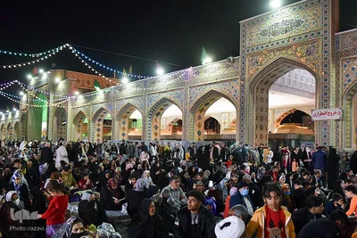 مراسم تحویل سال 1402 در حرم مطهر رضوی