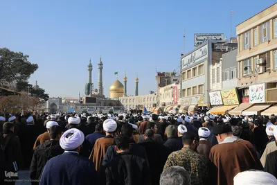 تشییع آیت الله شیخ عبدالنبی نمازی در قم