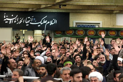 مراسم عزاداری شام شهادت حضرت فاطمه زهرا (س) در حسینه امام خمینی