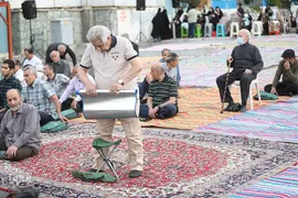اقامه نماز عید فطر در محله بهرود