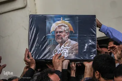 مراسم وداع با هنرمند انقلابی حاج نادر طالب زاده