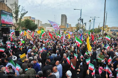راهپیمایی ۲۲ بهمن در اهواز