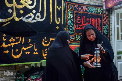 مراسم سینی حضرت قاسم(ع) در هیئت بنی‌هاشم اهواز