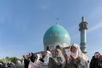 نماز عید سعید فطر در امامزادگان محمد و سکینه خاتون (س) کرج