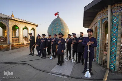 حرم مطهر شاهچراغ(ع) غرق شادی میلاد پیامبر مهربانی‌ها‎