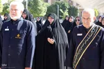 آیین سیاه‌پوشان و تعویض پرچم گنبد حرم حضرت شاهچراغ‌(ع)