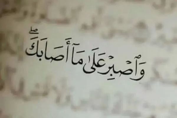 مَنْ صَبَرَ عَلى النِّكبَةِ كَأَنْ لَمْ يَنْكُبْ